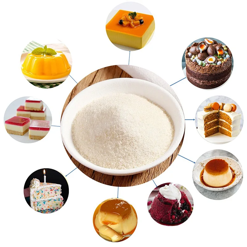 Halal edible Gelatine for Yugurt use food grade Gelatin Powder for Jelly Candy